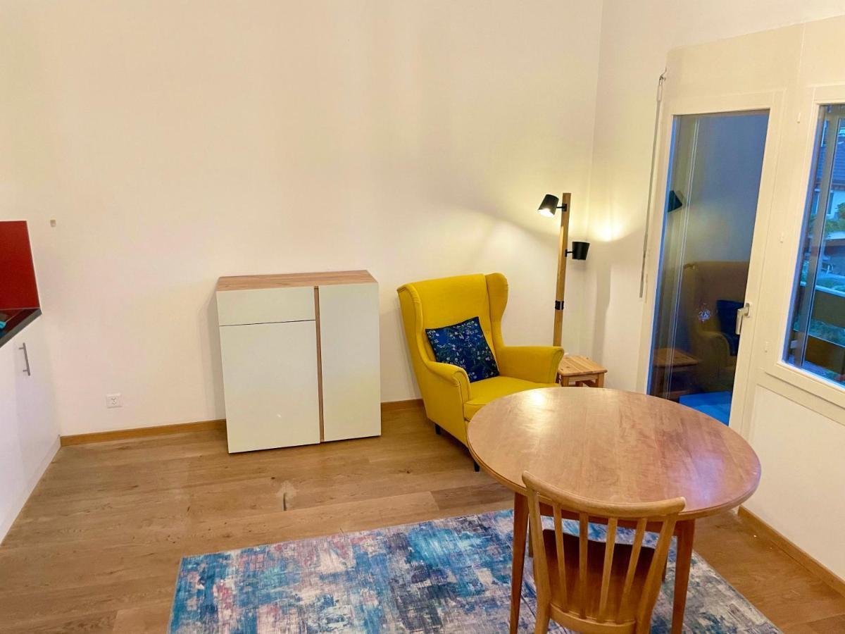 Studio Bahnhof Spiez Lägenhet Exteriör bild