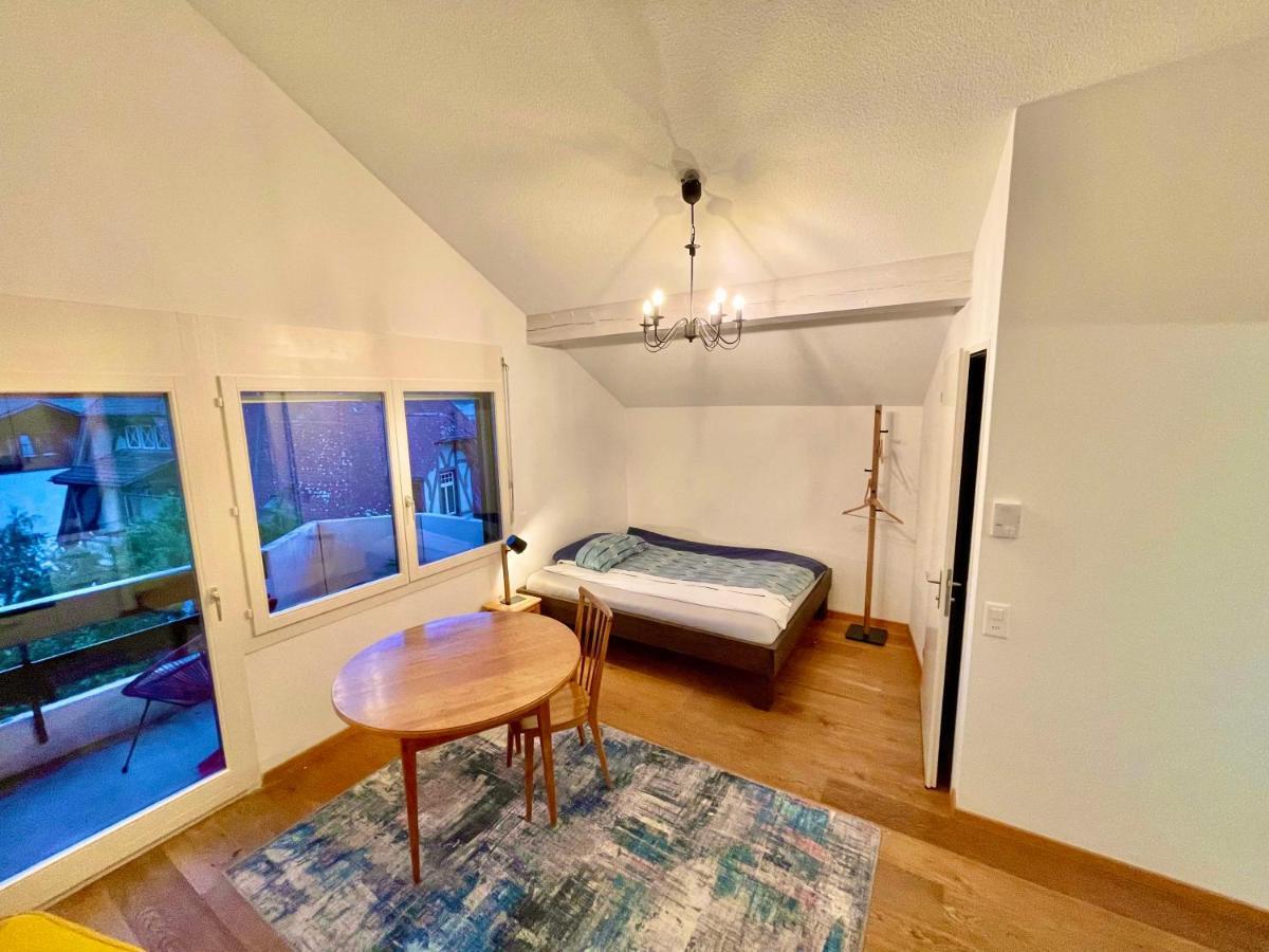 Studio Bahnhof Spiez Lägenhet Exteriör bild